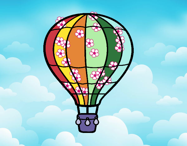 Un globo aerostático