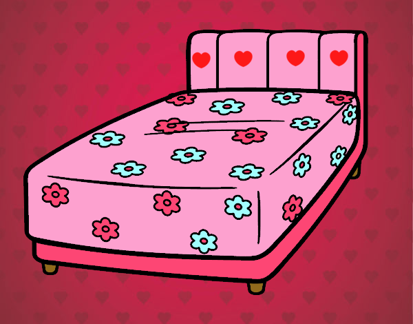 La cama  de flor