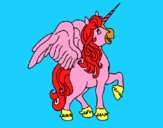 Unicornio con alas