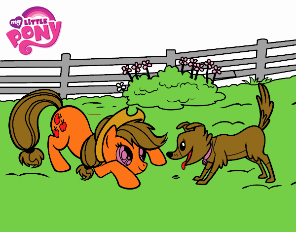 Applejack y Winona