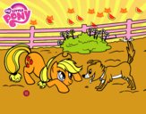 Applejack y Winona