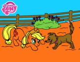 Applejack y Winona