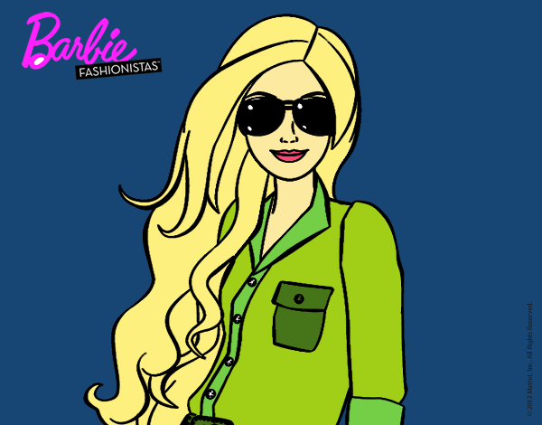 Barbie con gafas de sol