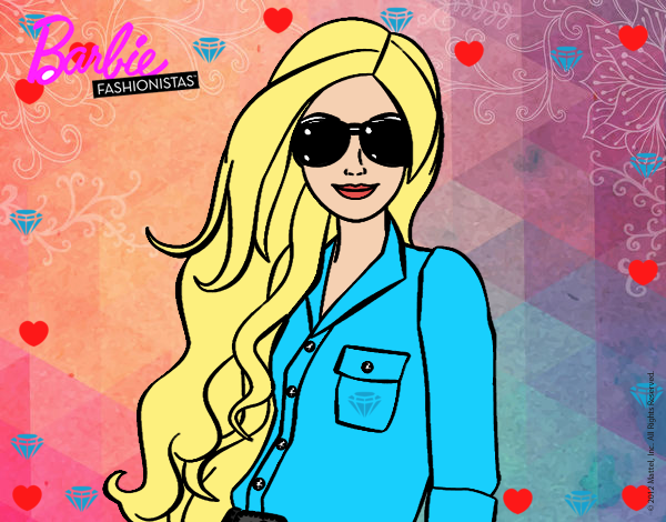 Barbie con gafas de sol