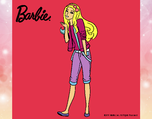 Barbie con look casual