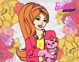 Barbie con su linda gatita