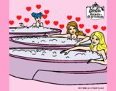 Barbie y sus amigas en el jacuzzi