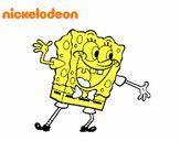 Bob Esponja saludando