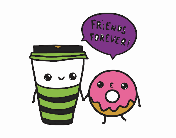 Café y donut