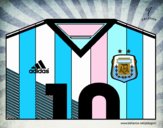 Camiseta del mundial de fútbol 2014 de Argentina