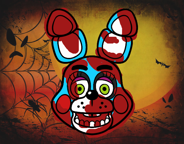 Cara de Toy Bonnie de Five Nights at Freddy's