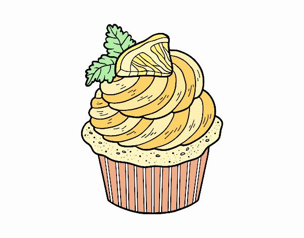 Cupcake de limón