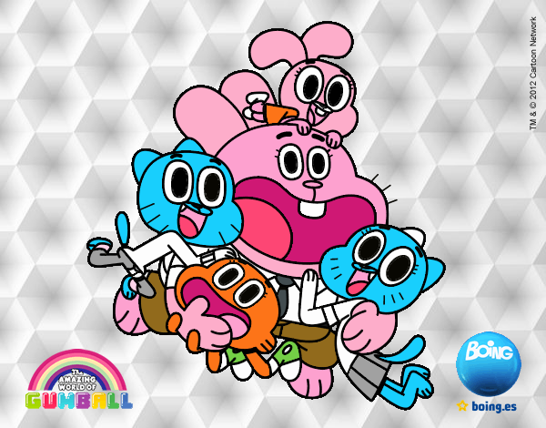 Gumball y amigos contentos