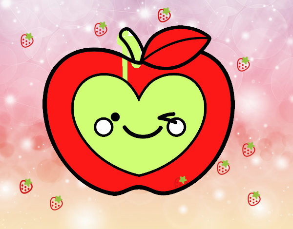 Manzana corazón