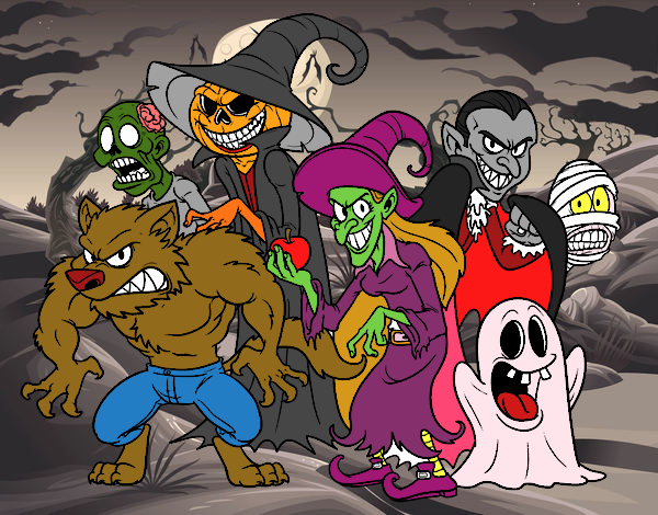 Monstruos de Halloween