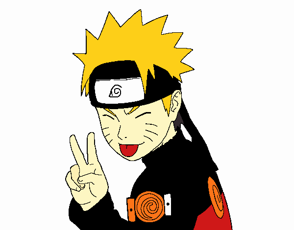 Naruto sacando lengua