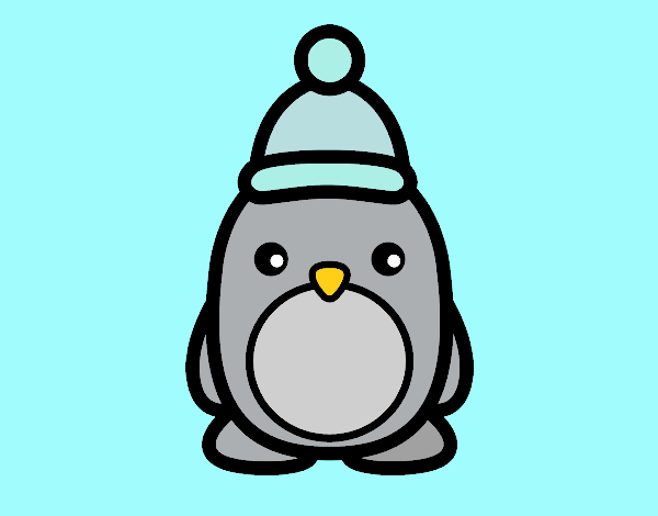 Pingüino navideño