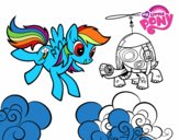 Rainbow Dash y la tortuga tanque