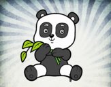 Un oso panda