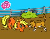 Applejack y Winona