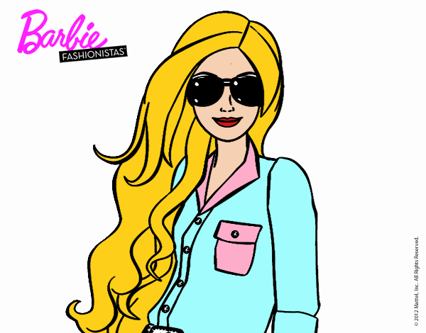 Barbie con gafas de sol