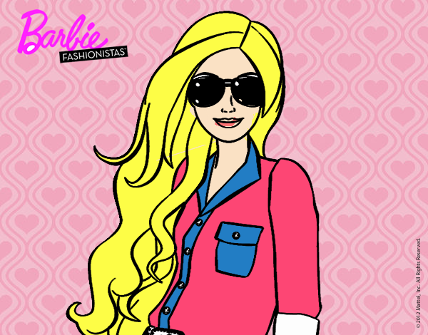 Barbie con gafas de sol