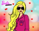 Barbie con gafas de sol