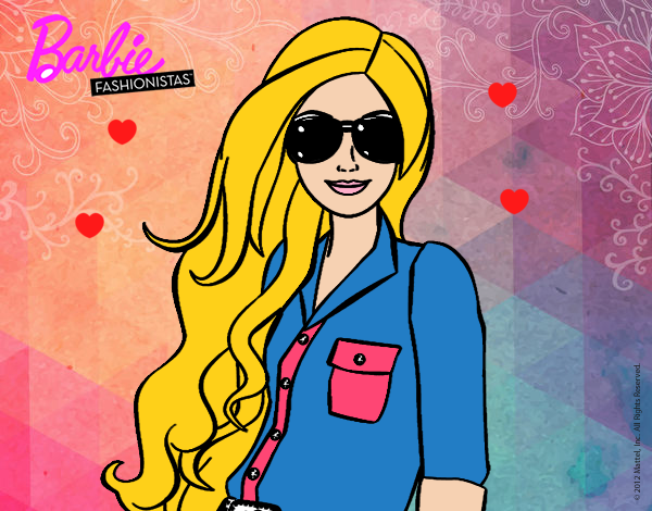 Barbie con gafas de sol