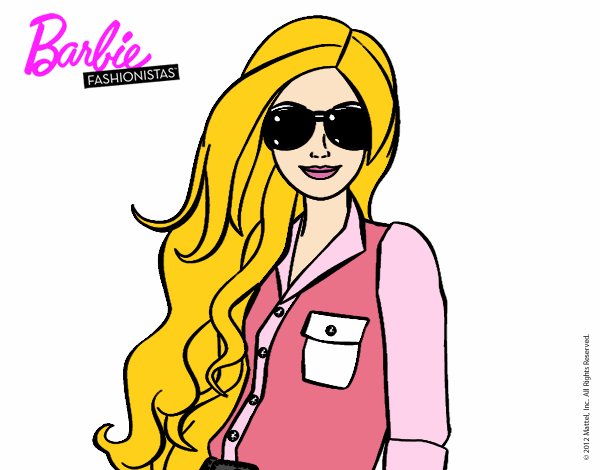 Barbie con gafas de sol