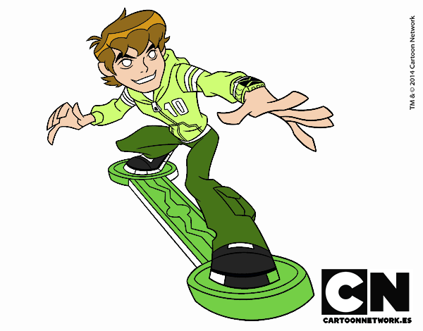 Ben 10 skateboard