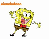 Bob Esponja saludando