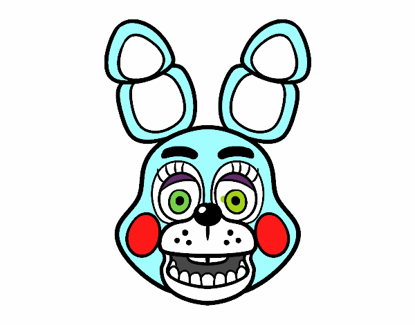 Cara de Toy Bonnie de Five Nights at Freddy's