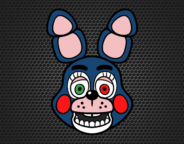 Cara de Toy Bonnie de Five Nights at Freddy's