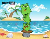 Cerdos verdes de Angry Birds