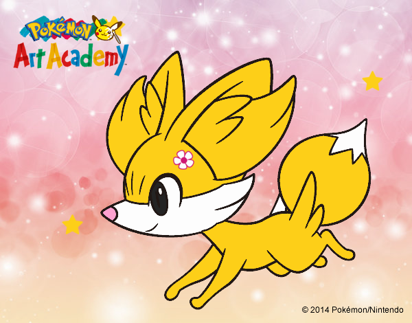 Fennekin corriendo