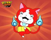 Jibanyan feliz