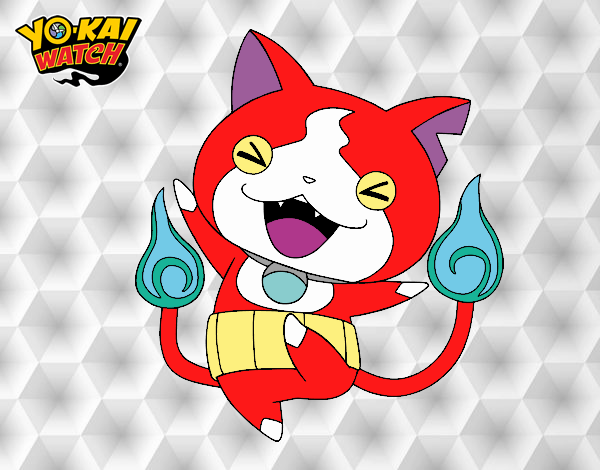 Jibanyan feliz