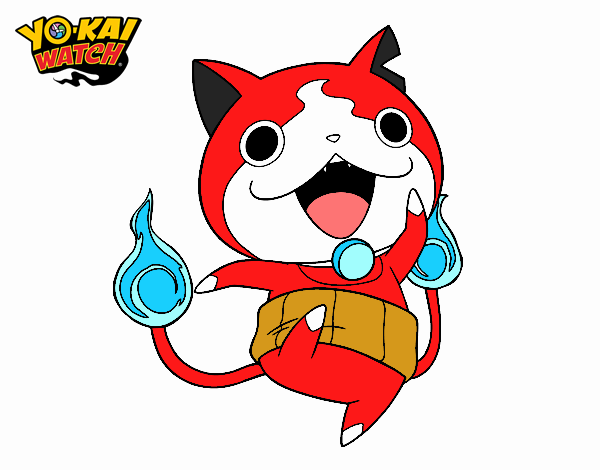 Jibanyan saltando