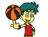 Jugador de baloncesto junior