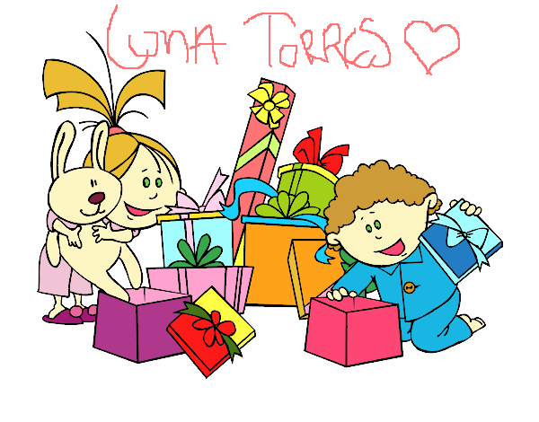 Los niños y los regalos