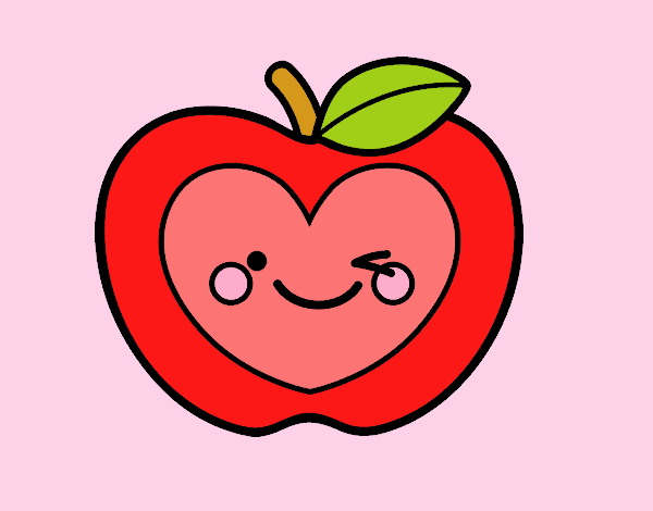 manzana corazon 