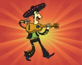 Mariachi con guitarra