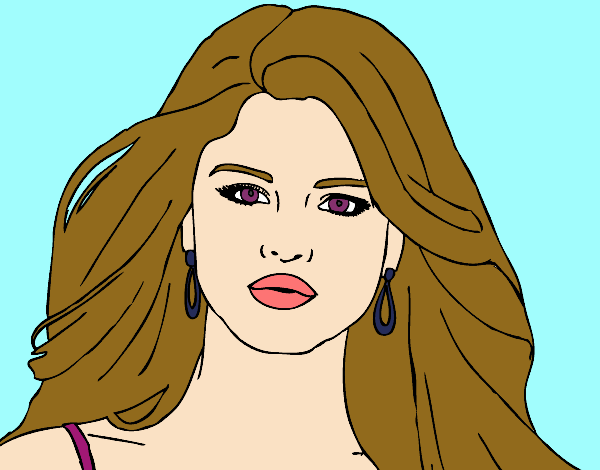 Dibujo selena gomez New york