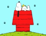 Snoopy durmiendo