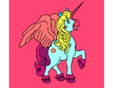 Unicornio con alas