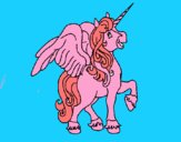 Unicornio con alas