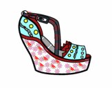 Zapato con cuña