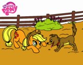 Applejack y Winona