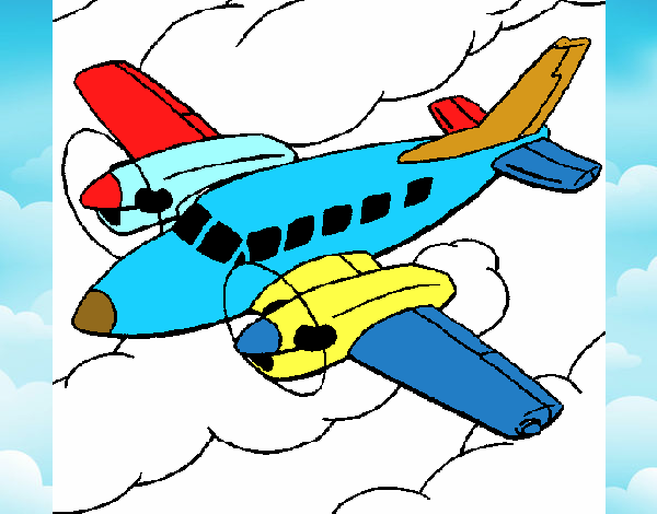 Dibujo de Avioneta 1 pintado por en  el día 19-09-20 a las  01:17:36. Imprime, pinta o colorea tus propios dibujos!