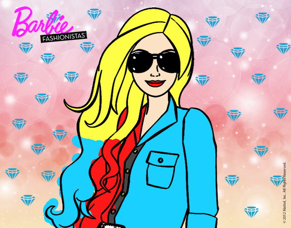 Barbie con gafas de sol